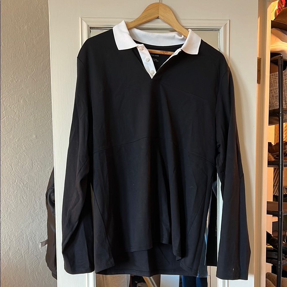 Everlane Classic Black Polo Shirt